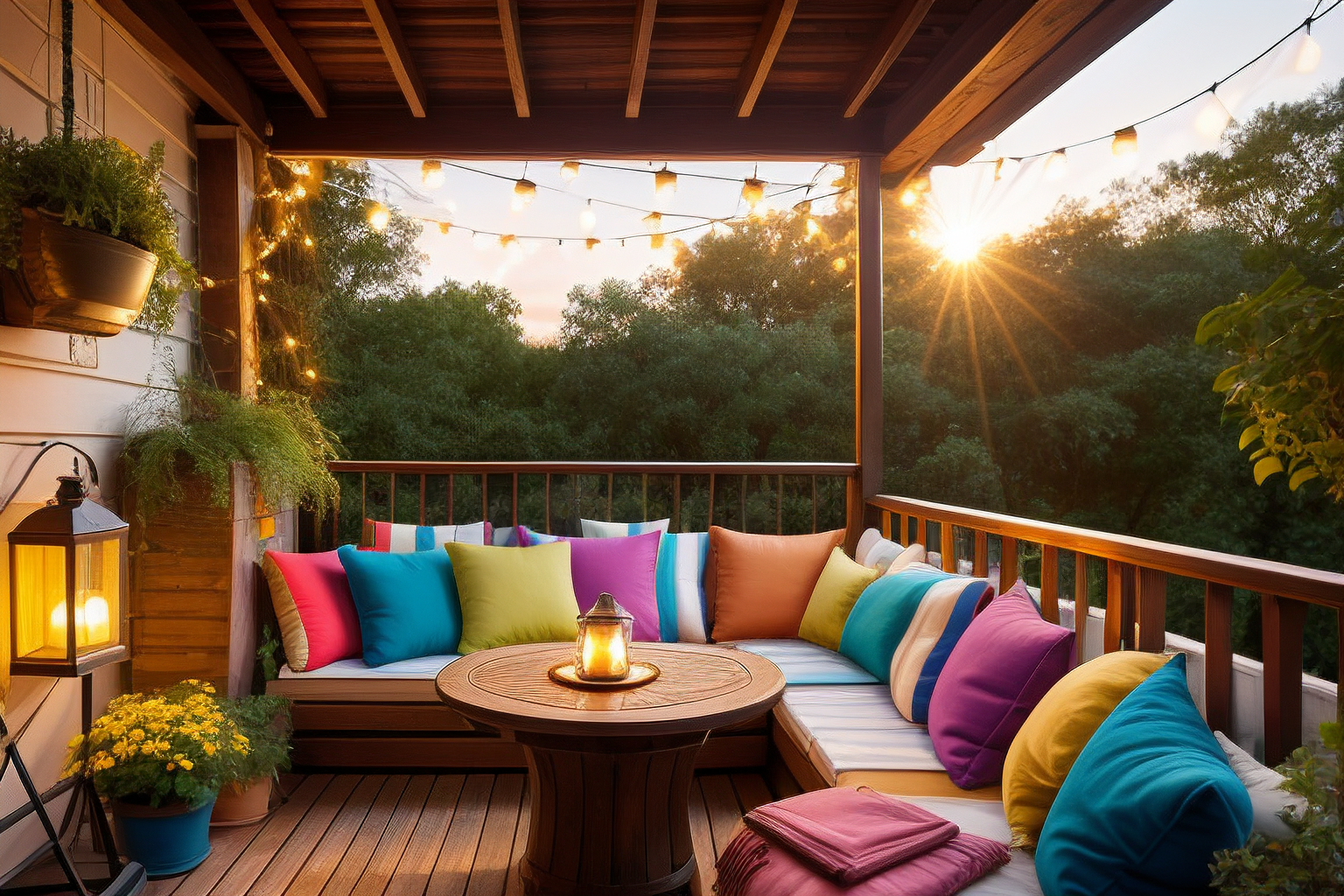 Bu Balkon Dekorasyon Hileleri ile Alanınızı Büyütün!